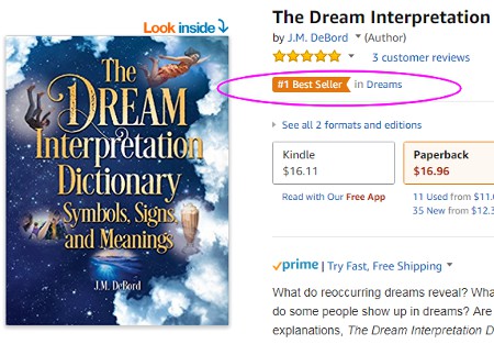 Amazon #1 Best Seller in Dreams